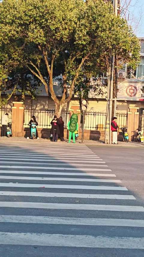 你也要等红绿灯嘛