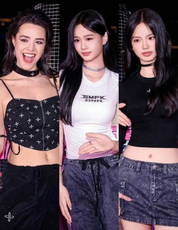 钟丽缇三个女儿各有各的美。