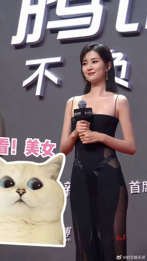 乔欣这身衣服穿着好性感,挺合身呀