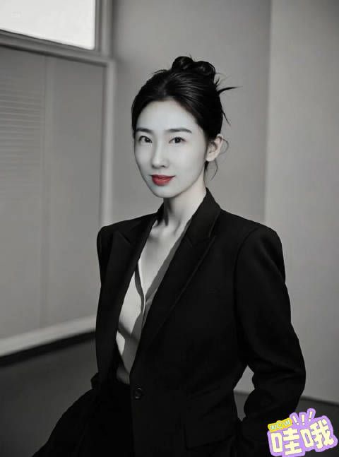 不笑的时候,简直和我之前拍的商务照一模一样