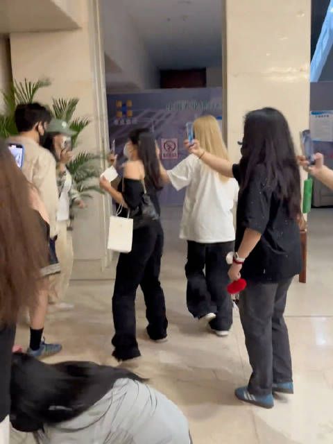 追星的粉丝围堵明星跟拍,这些女孩也太闲了!