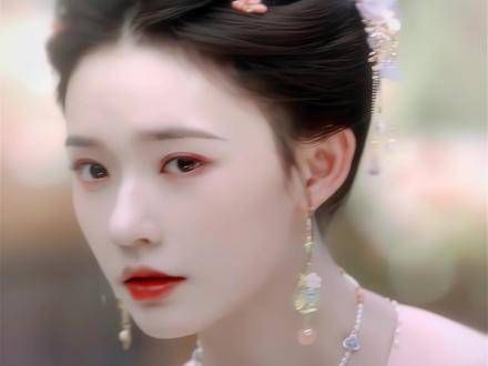 粉色系的罗令妤与春知晓,仿佛梦境一般