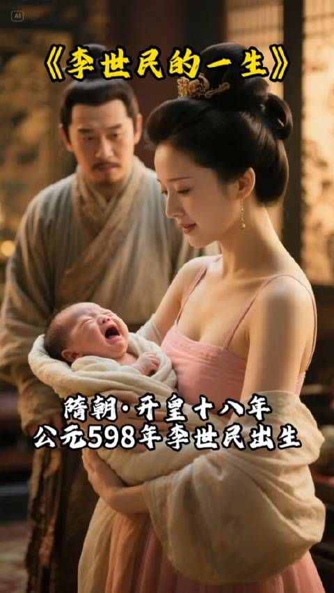 李世民只活了51岁，然而他的功绩却永载史策，一分钟观看李世民的一生！