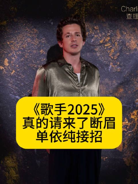 《歌手2025》真的请来了断眉,单依纯接招作品二创