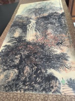 傅抱石《秋山寻诗图》的艺术鉴赏与收藏价值