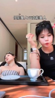 我和曹老师的对比 我好像有多动症