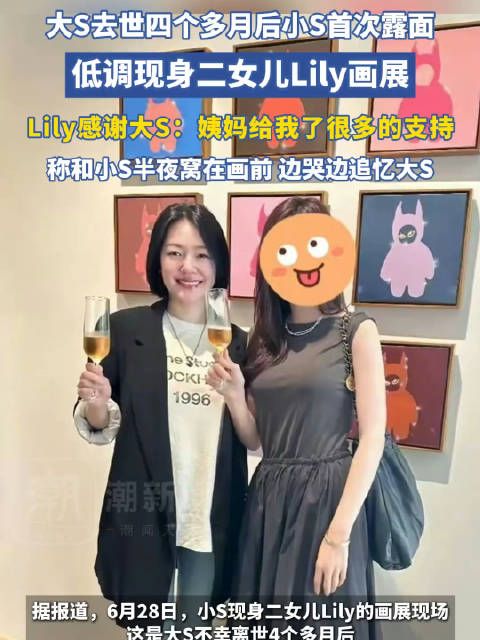 Lily称会和妈妈在画前边哭边追忆大S,“姨妈给了我很多支持”