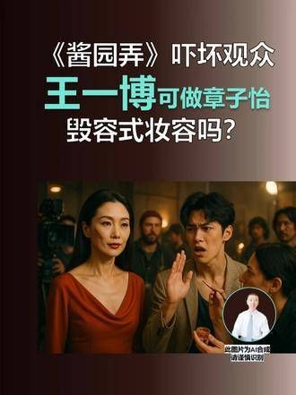 章子怡《酱园弄》颠覆性妆容引惊叹，王一博能否挑战
