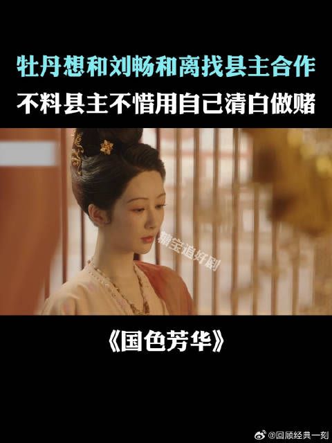 牡丹想和刘畅和离找县主合作,不料县主不惜用清白做赌