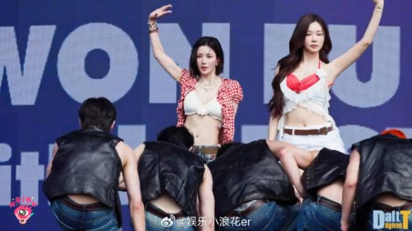 PD48女孩速看!权恩妃x李诗安在水弹合跳《Rumor》,太辣了太辣了!