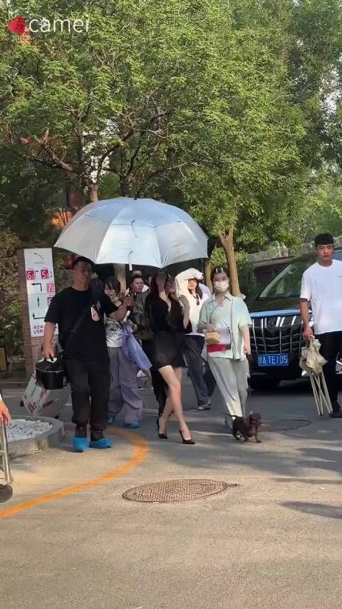 去年今天正在拍摄《许我耀眼》的露思芭比,期待大女主许妍早日见面