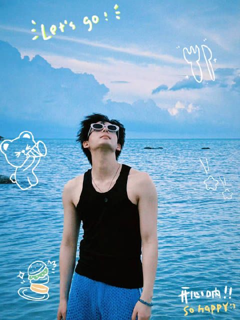 夏日海浪美食美景美少年,@王安宇buss 的泰国plog带你去旅行!王安宇