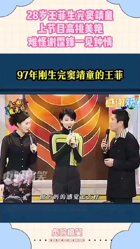 28岁王菲生完窦靖童上节目,高挑美艳,难怪谢霆锋一见钟情