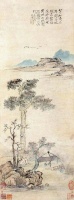 倪瓒《凉亭消夏图》中的清风凉意