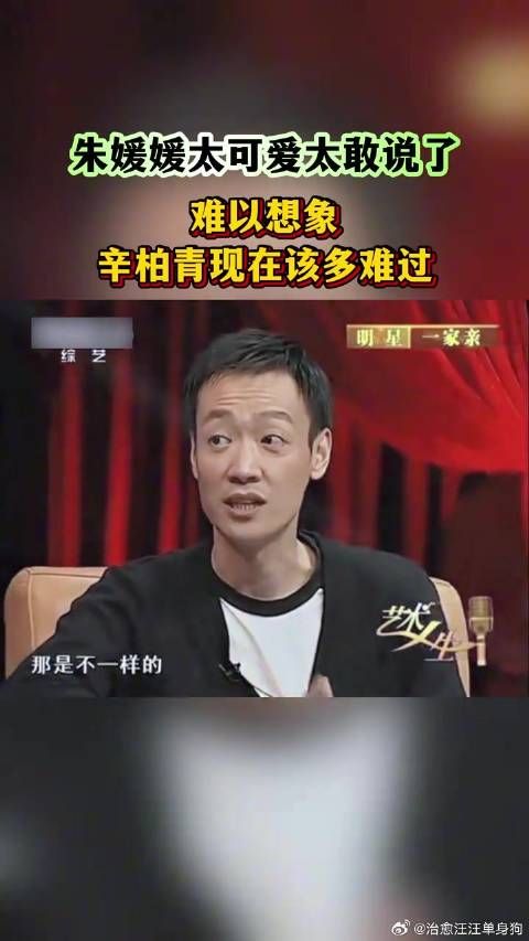 朱媛媛太可爱、太敢说了,难以想象辛柏青现在该多难过