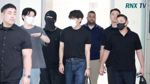 金泰亨kpop永一 250731 仁川机场出境 高清镜头下连微微翘起的发梢都完美