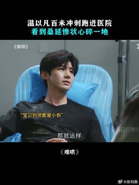 温以凡百米冲刺跑进医院,看到桑延惨状心碎一地