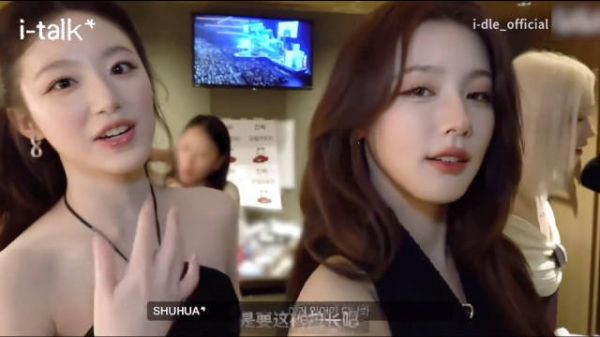 本来还在欣赏叶舒华一人的美貌 结果一转过来又一个美女赵美延