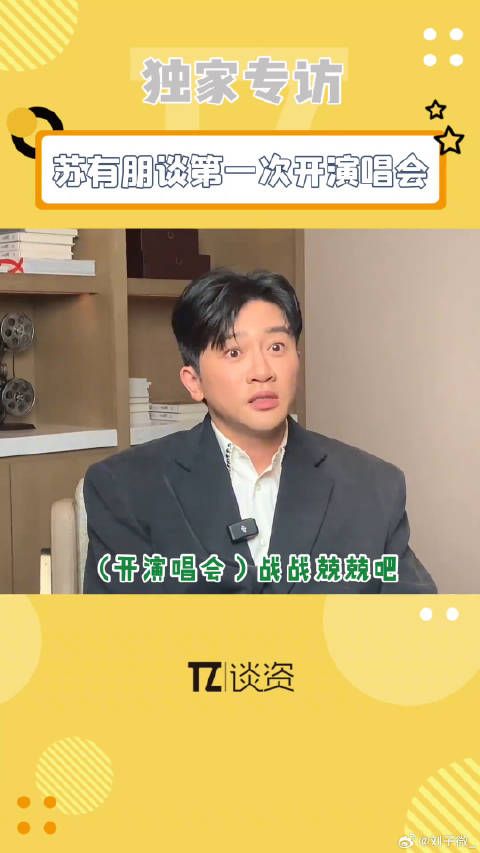 苏有朋谈第一次开演唱会
