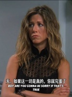 瑞秋应该觉得罗斯不去当编剧可惜了！