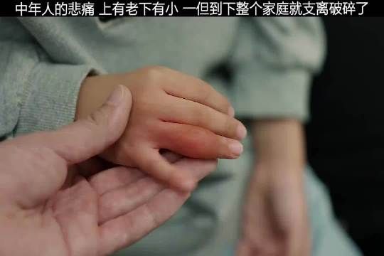 中年人的悲痛 上有老下有小,只有我援四方,四方无援