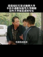 混混闯红灯辱骂老人被认出是退休军长