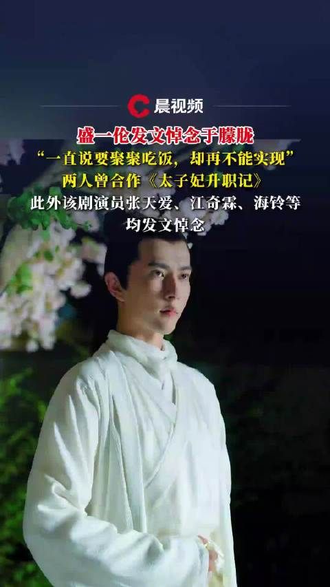 盛一伦悼念于朦胧
