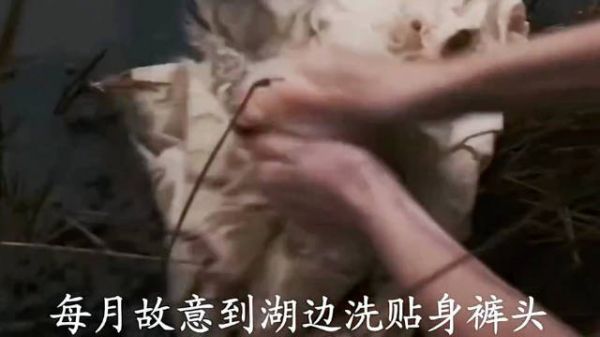 单身40年的女人故意在湖边洗姨妈,只为找个水里的对象!