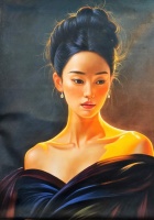 神州资本签约艺术家导演李会东 迪拜棕榈岛举办油画展