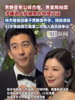 演员贾静雯回应丈夫被警方拘提：震惊不已，孩子目睹父亲被上铐受到惊吓