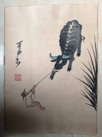 笔墨情深：李可染《牧牛图》中的田园诗境与家国情怀