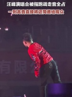 汪峰演唱会被指跑调走音全占