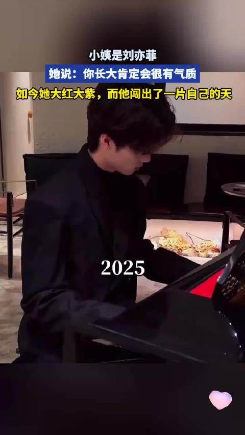 小姨刘亦菲,她说:你长大会很有气质!于是自己努力闯出了一片天