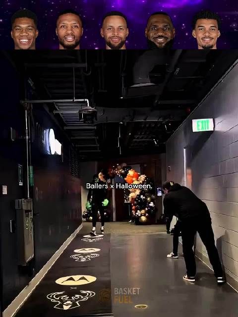 球星们的万圣节装扮,还得是外星人!