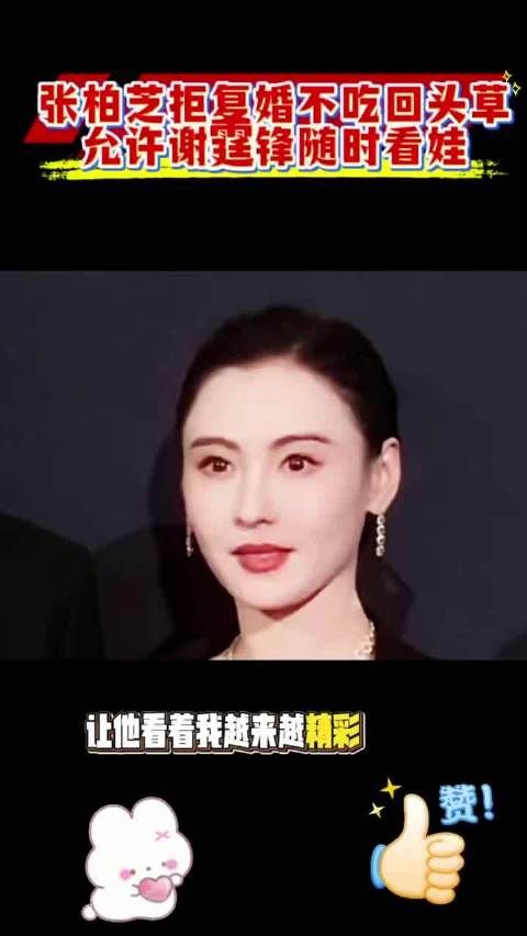 张柏芝拒与谢霆锋复婚但允其随时探娃