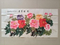 宋英伯《花开富贵》：笔墨丹青中的盛世华章