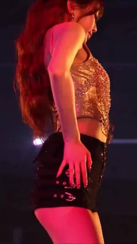 张元英的这短裤长度设计太牛了