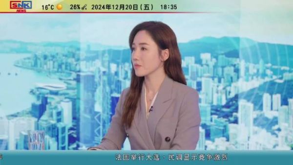 李施嬅新剧神还原TVB新闻主播