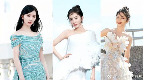 尖叫之夜众女星亮相红毯:杨幂红毯体态美爆,刘诗诗站在那就好仙