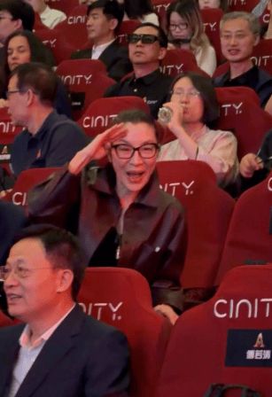 首位获得奥斯卡最佳女主角的亚裔演员杨紫琼现身首映。