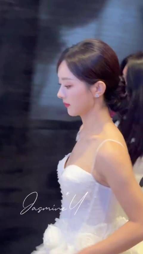 赵丽颖就这么优雅美丽的走入镜头