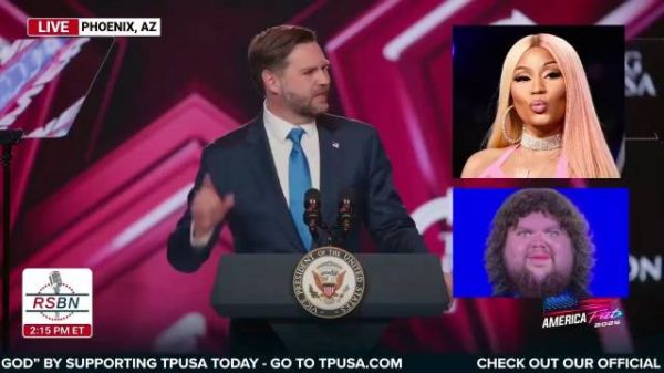 美国副总统万斯调侃与妮琪·米娜表情包撞脸