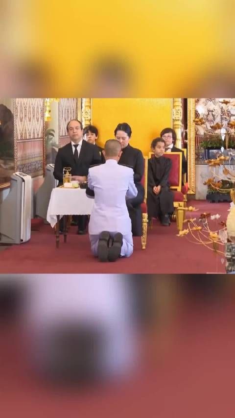 泰王外甥女普罗百灵携全家前往大皇宫，祭奠外婆诗丽吉太后