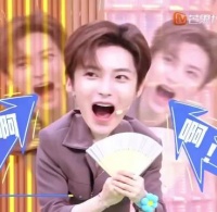 侯明昊在好六玩嗨变表情包大户