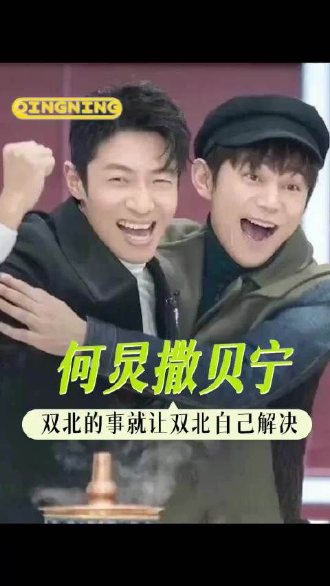 双北，是两个优秀的人之间的惺惺相惜！何炅 撒贝宁 双北cp