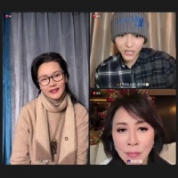 刘嘉玲何赛飞直播认领嘉飞猫CP名相约小酌