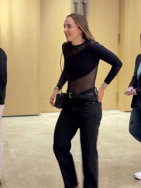 斯瓦泰克！Iga抵达晚宴！好漂亮！