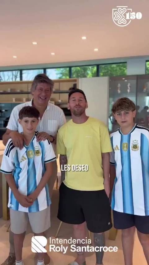 梅西向富内斯及罗萨里奥人民送新年祝福