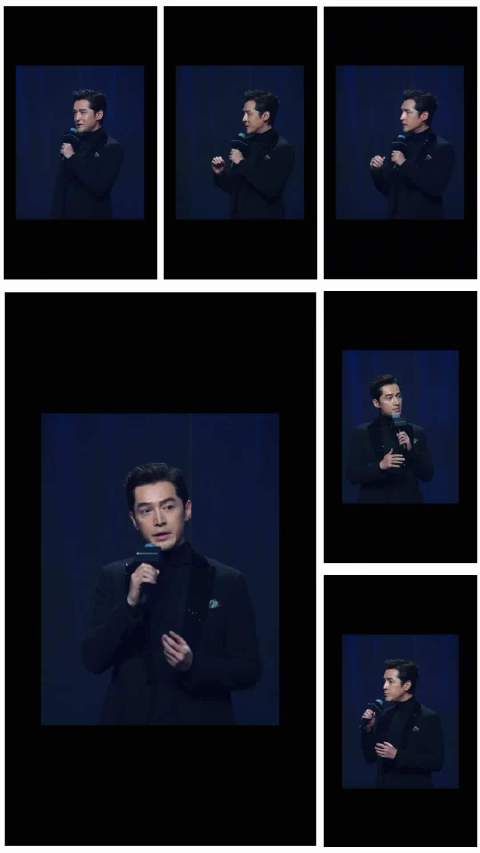 胡歌黑色西装造型尽显成熟绅士风度