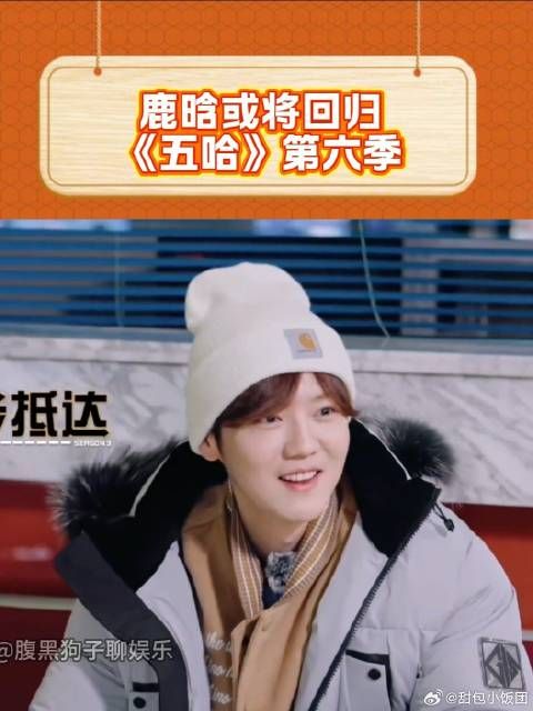 网传鹿晗将回归《五哈6》，此前因直播争议退出录制，邓超还替他挽尊道歉